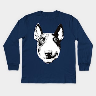 English Bull Terrier - Bully Christmas Gifts Kids Long Sleeve T-Shirt